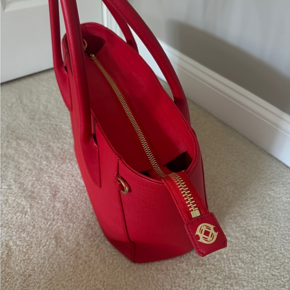 Dagne Dover Red Tote Bag - Picture 7 of 7